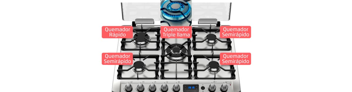 Cocina Fensa 5 platos 76 DXR