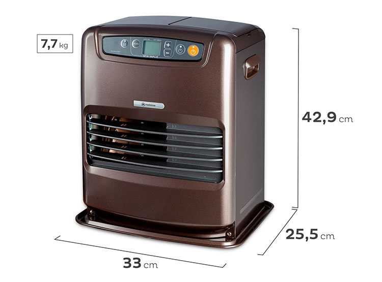 ESTUFA MADEMSA PARAFINA LÁSER 5 LT FAN HEATER MFHK 550 PLUS - 2
