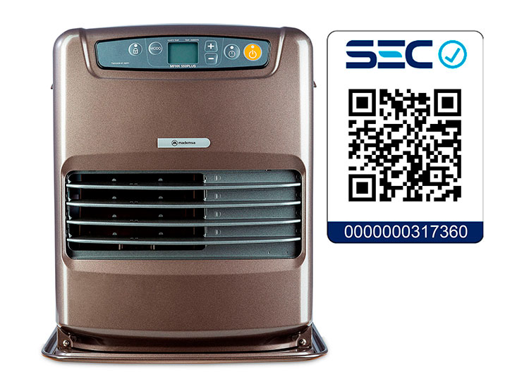 ESTUFA MADEMSA PARAFINA LÁSER 5 LT FAN HEATER MFHK 550 PLUS - 5