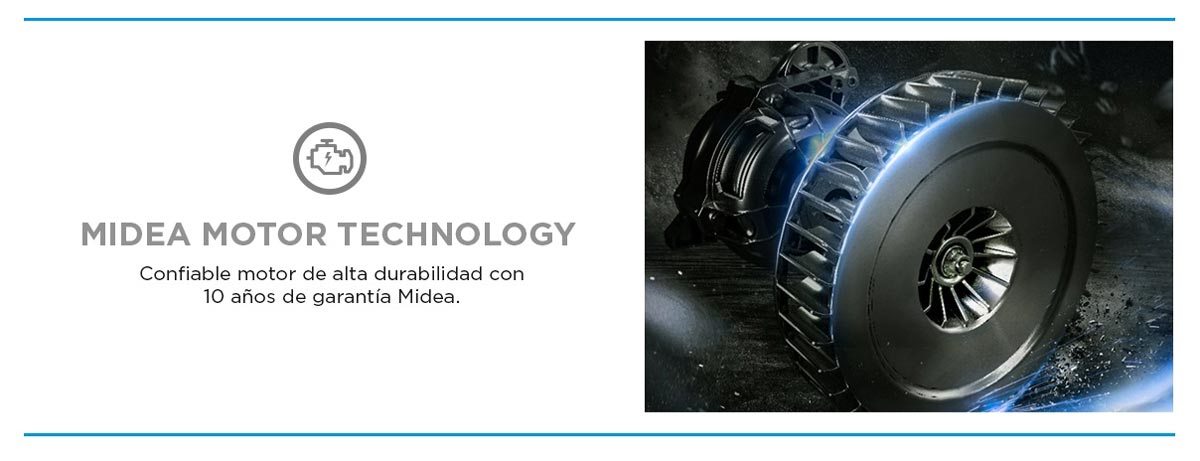 Lavadora Secadora Frontal Midea Blanca 11/8 Kilos