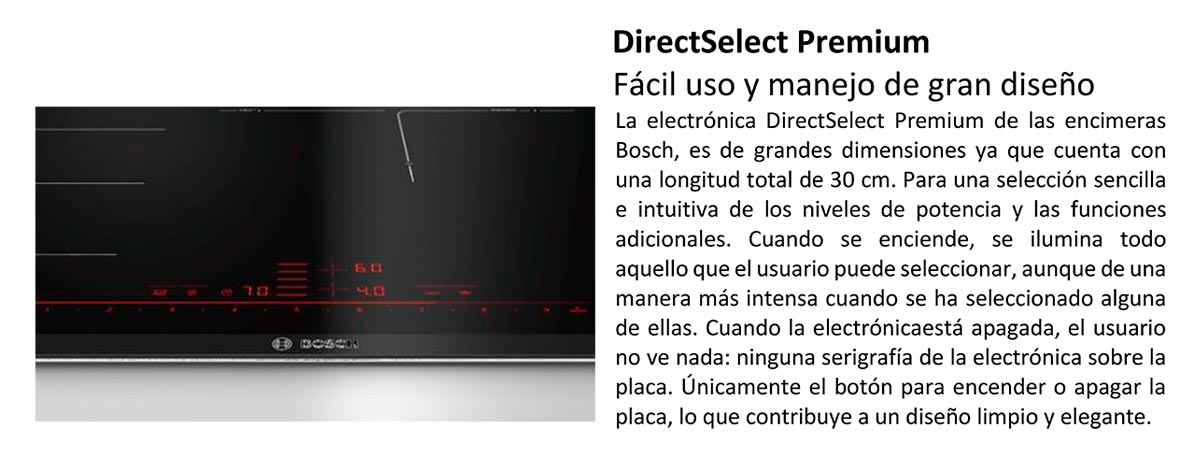 Encimera 5Z Vitroeléctrica 80 cm