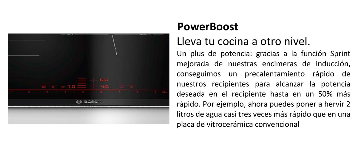 Encimera 4Z Inducción 80 cm