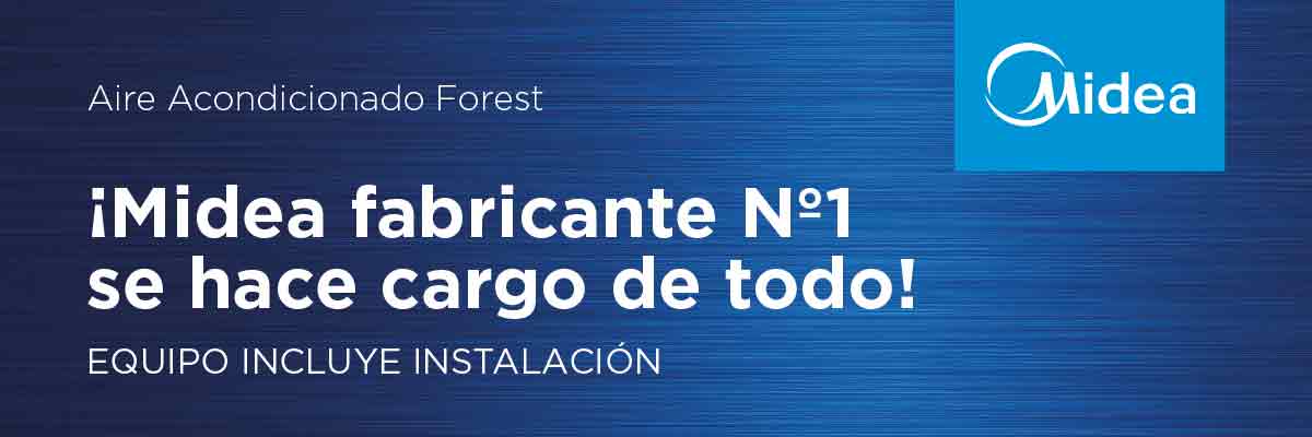 AC Inv. Midea Forest 22k BTU+instalacion