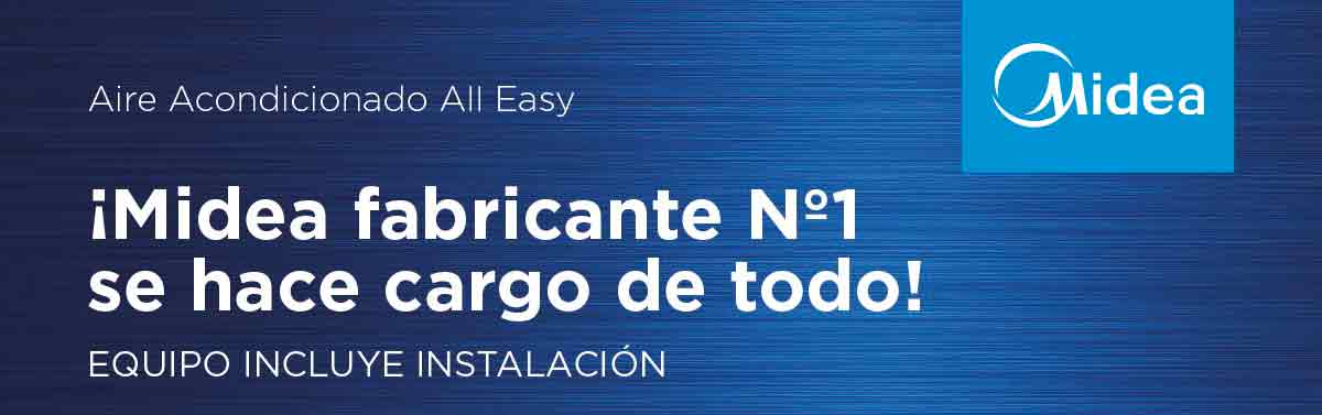 AC Inv Midea AllEasy 12K BTU+instalacion