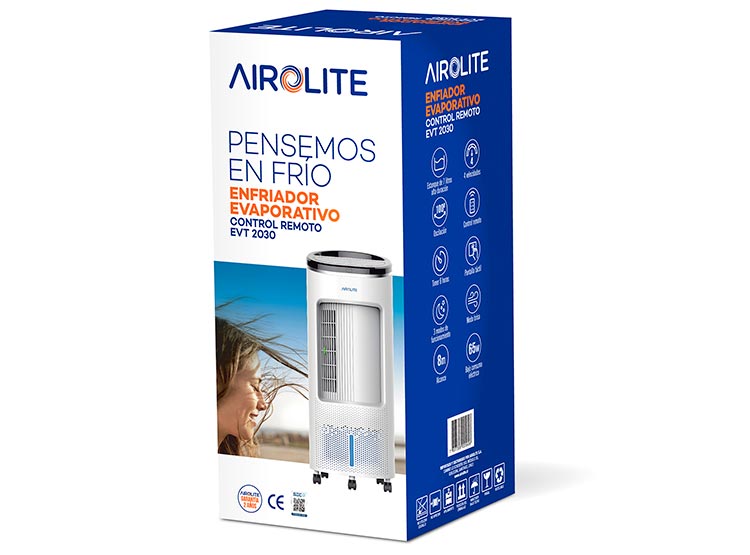 ENFRIADOR EVAPORATIVO DIGITAL AIROLITE C/CONTROL EVT-2030 - 6