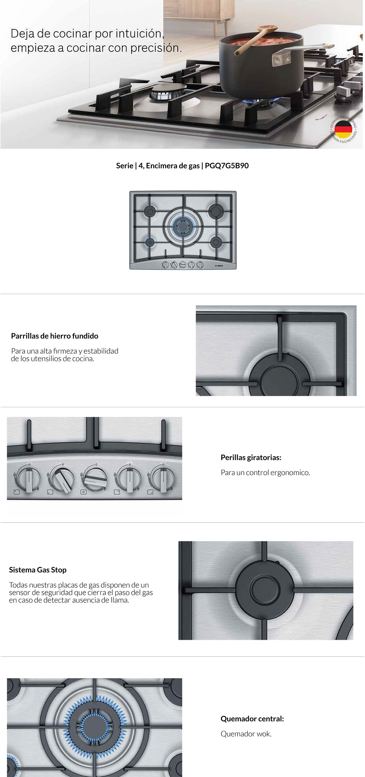  ENCIMERA BOSCH PGQ7G5B90