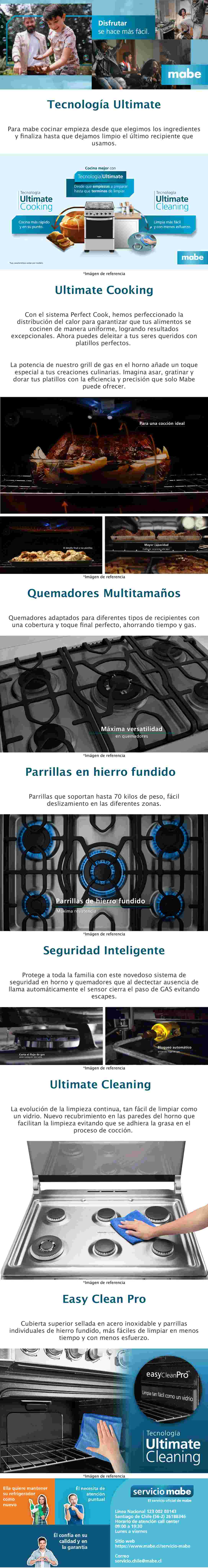 COCINA A GAS MABE 5 PLATOS ANDES7670FX1