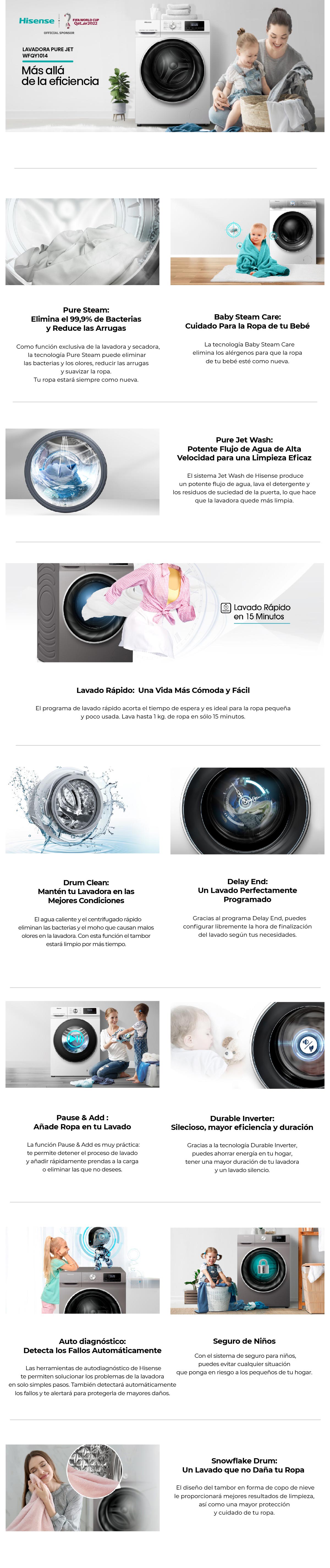LAVADORA HISENSE