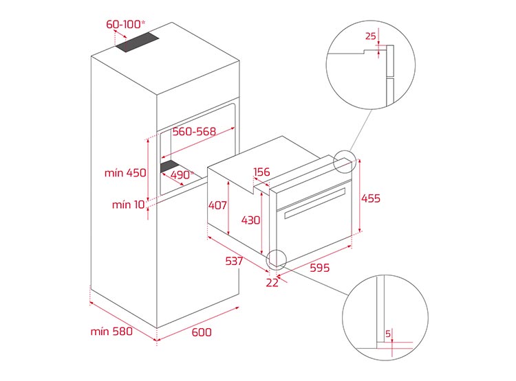 MICROONDAS EMPOTRADO TEKA MLC 844 - 9