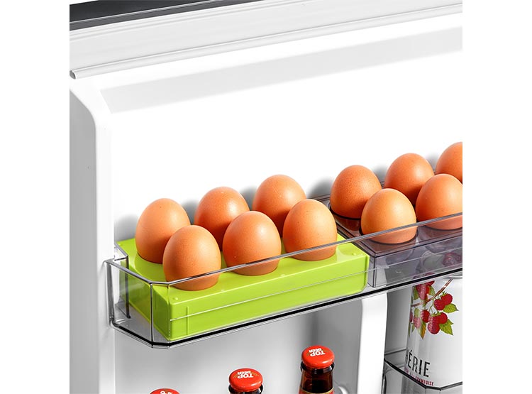 REFRIGERADOR TOP FREEZER MIDEA MDRT385MTE50 266L NO FROST PLATA - 6