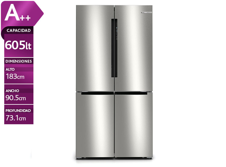 REFRIGERADOR BOSCH SIDE BY SIDE NO FROST 605 L MULTIDOOR KFN96APEA