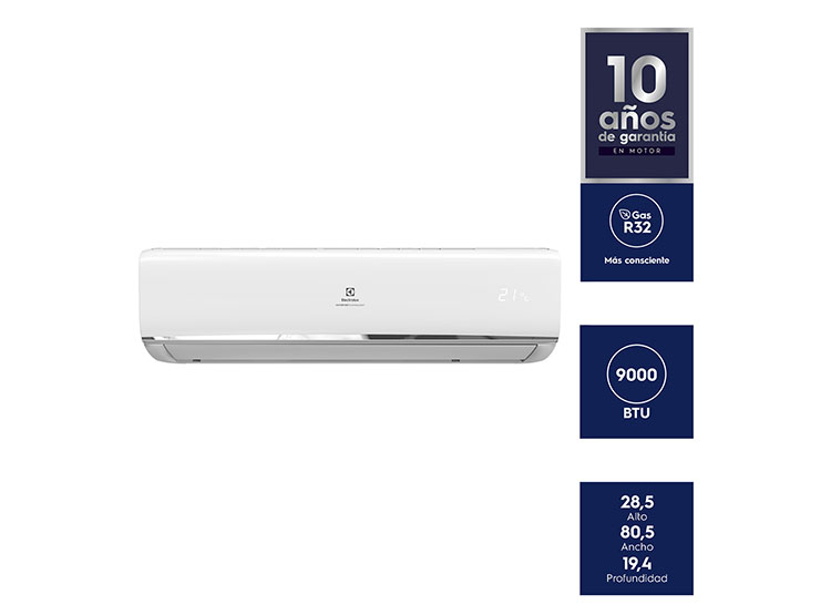 AIRE ACONDICIONADO ELECTROLUX SPLIT 9000 BTU INVERTER EAIX12 - 7