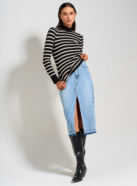 SWEATER MUJER MARQUIS CUELLO MOCK - 4