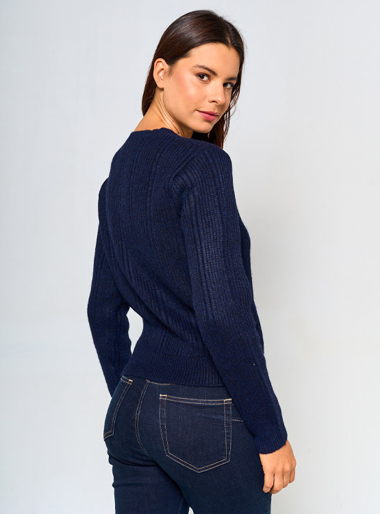 SWEATER MUJER MARQUIS TRENZADO - 2