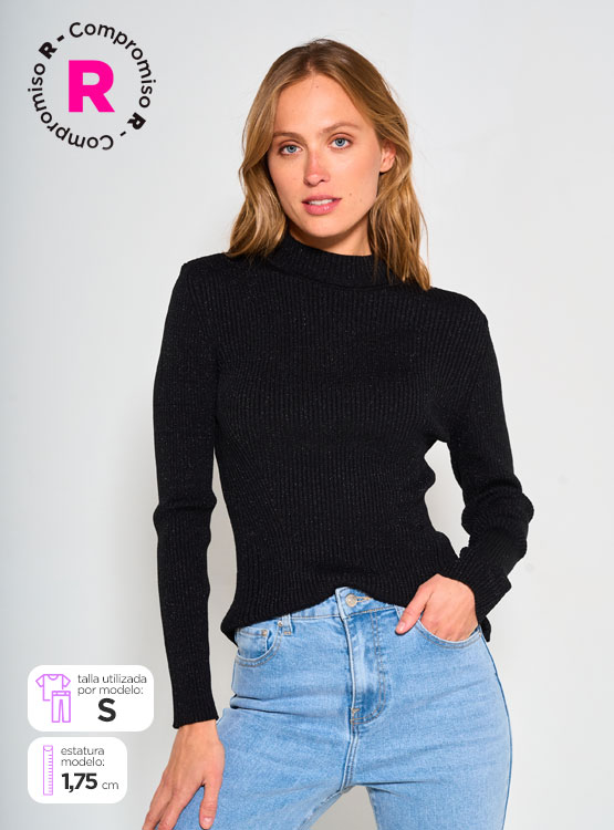 POLERA MUJER MARQUIS TEJIDA