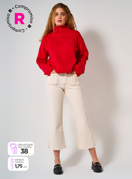 JEANS MARQUIS CROP FLARE
