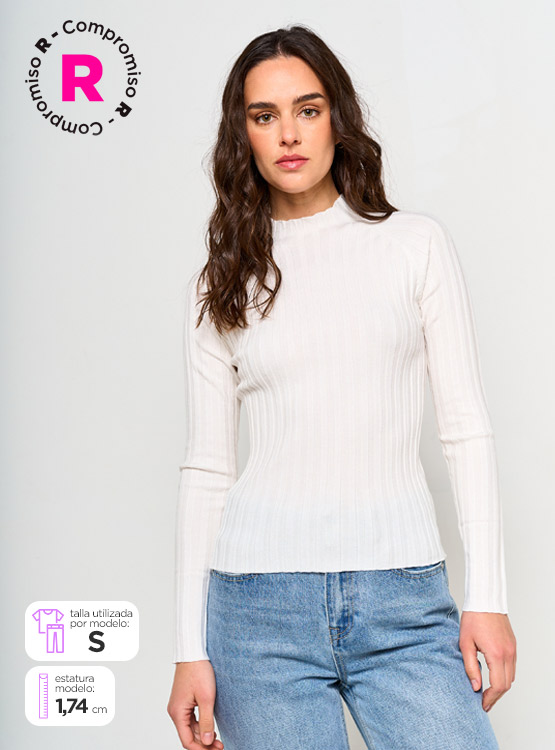 SWEATER MUJER MARQUIS ACANALADO