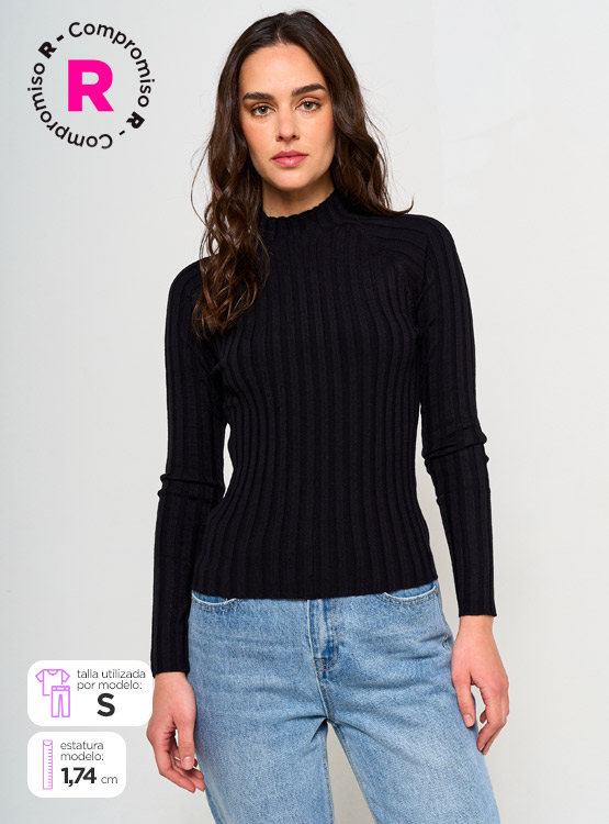 SWEATER MUJER MARQUIS ACANALADO