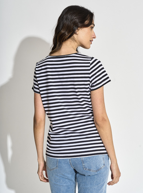 POLERA MANGA CORTA ALGODÓN MUJER MARQUIS - 2