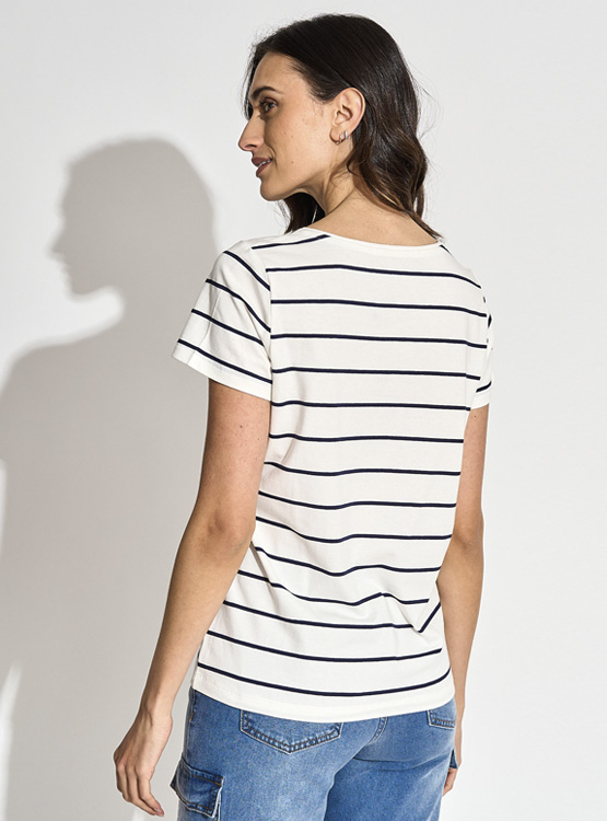 POLERA MANGA CORTA ALGODÓN MUJER MARQUIS - 2