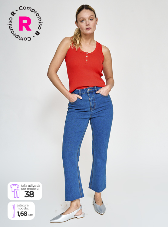 JEANS MARQUIS CROP FLARE