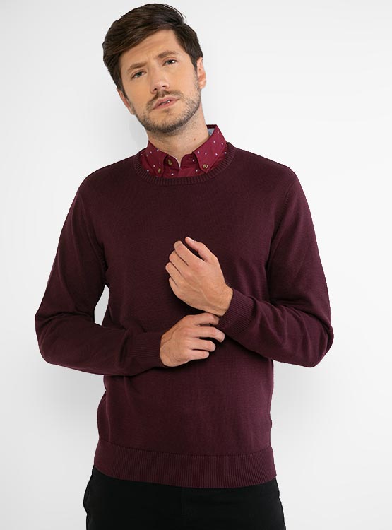 SWEATER KENNETH STEVENS BÁSICO CUELLO REDONDO MANGA LARGA - 2