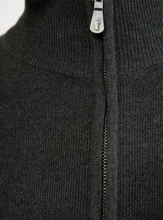 SWEATER KENNETH STEVENS CODERAS CUELLO ALTO MANGA LARGA - 4