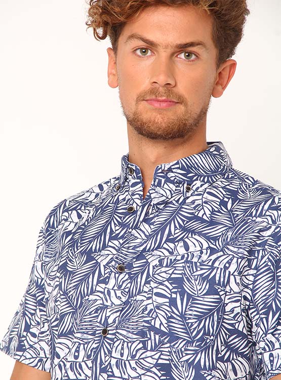 CAMISA MANGA CORTA KENNETH STEVENS FULL PRINT - 4