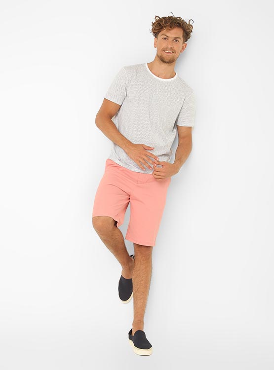 POLERA KENENTH STEVENS CUELLO REDONDO MINI PRINT - 1