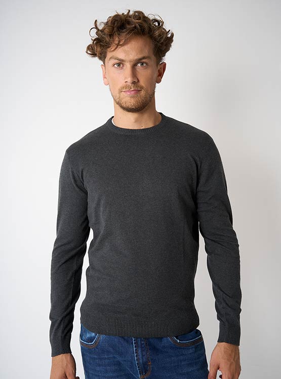 SWEATER KENNETH STEVENS BASICO CUELLO REDONDO - 1