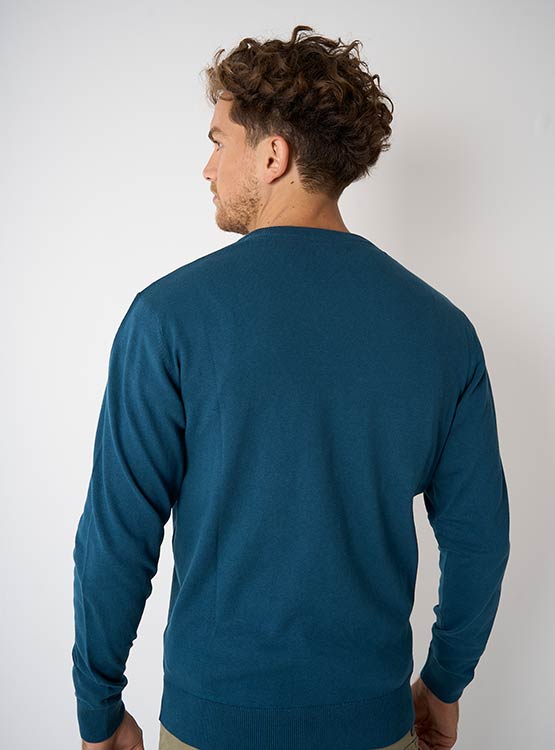SWEATER KENNETH STEVENS BASICO CUELLO V - 3