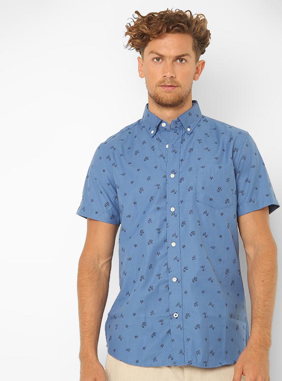 CAMISA MANGA CORTA KENNETH STEVENS MINI PRINT - 2