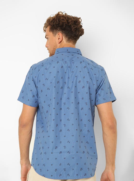 CAMISA MANGA CORTA KENNETH STEVENS MINI PRINT - 3