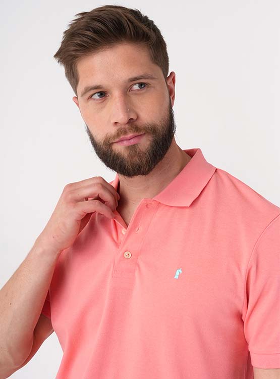 POLERA MANGA CORTA KENNETH STEVENS DE PIQUÉ SÓLIDA SIN BOLSILLO - 3