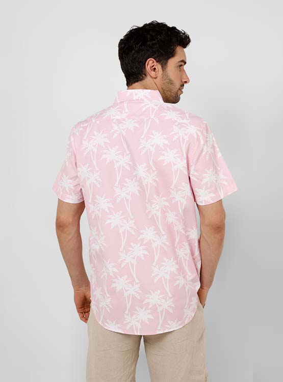 CAMISA KENNETH STEVENS MANGA CORTA PRINT - 2
