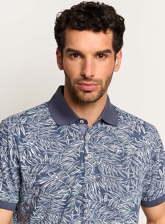 POLERA MANGA CORTA PIQUE LINEA CUELLO KENNETH STEVENS - 3