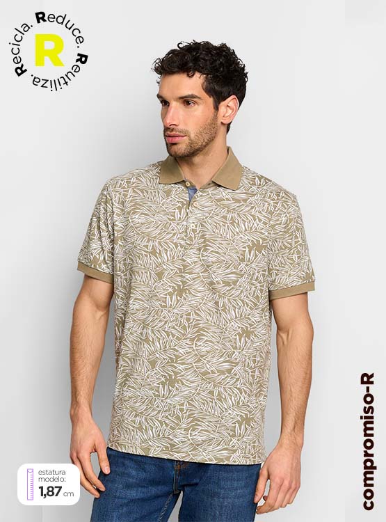 POLERA MANGA CORTA PIQUE LINEA CUELLO KENNETH STEVENS