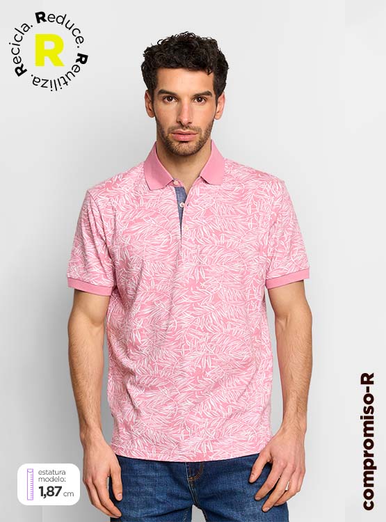 POLERA MANGA CORTA PIQUE LINEA CUELLO KENNETH STEVENS