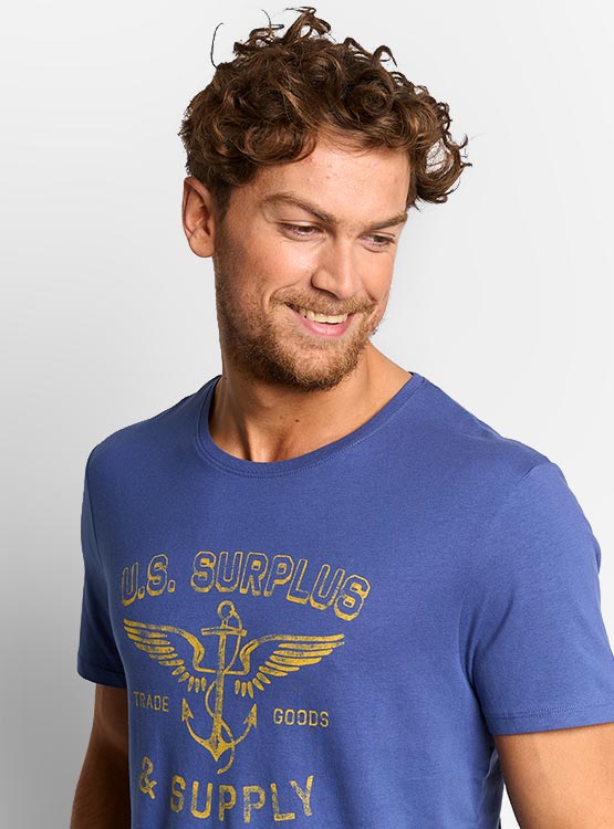 POLERA MANGA CORTA CUELLO REDONDO PRINT KENNETH STEVENS - 3