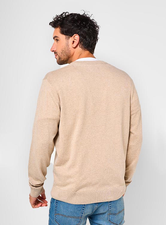 SWEATER KENNETH STEVENS BÁSICO CUELLO EN V - 2