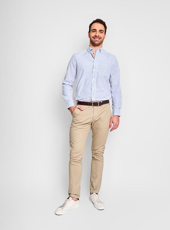 CAMISA MANGA LARGA HOMBRE KENNETH STEVENS BOMBAY - 4