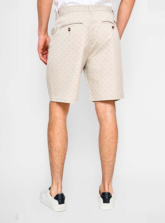 BERMUDA ALGODÓN HOMBRE KENNETH STEVENS BEIGE - 2