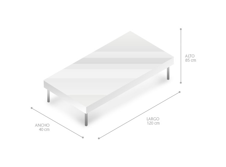 MESA DE ARRIMO RIPLEY HOME CLEAR HERRAJE 120 CM - 2