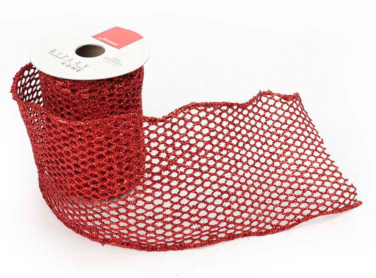 CINTA NAVIDEÑA RIPLEY HOME MALLA FIJA RED - 1