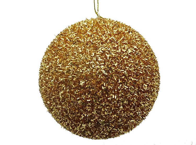 ADORNO NAVIDEÑO RIPLEY HOME ESFERA GLITTER GOLD - 1