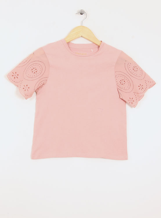 POLERA MANGA CORTA HARVEST BRODERIE - 1