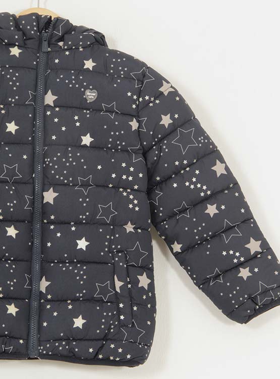 PACK PARKA NIÑA HARVEST ESTAMPADA FORRADA EN CORAL - 3