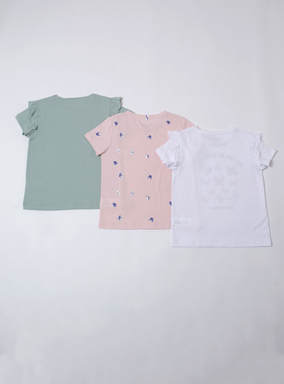TRIPACK POLERAS MANGA CORTA HARVEST - 2