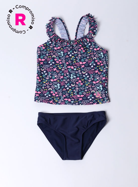 SET TRAJE DE BAÑO NIÑA HARVEST VUELITOS