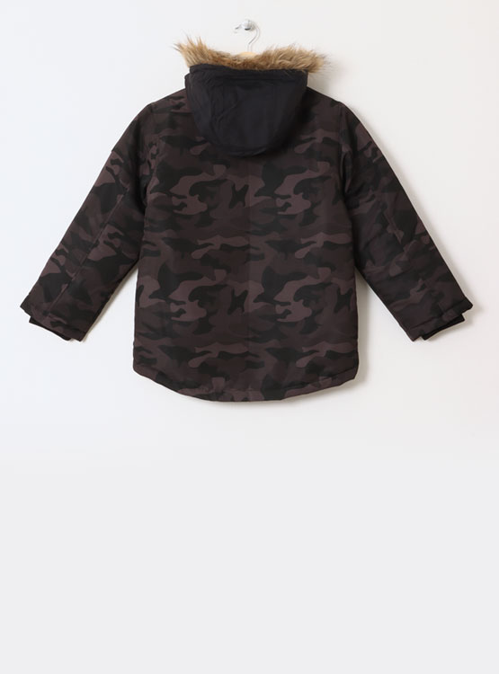 PARKA HARVEST LARGA FORRO CHIPORRO - 2